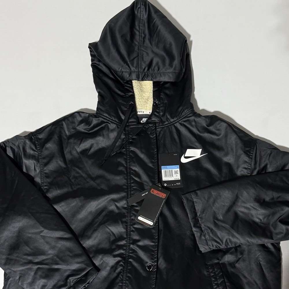 Nike WOMENS MEDIUM-LARGE Sportswear Parka‎ SHERPA SportsPack Synthetic Fill NWT
